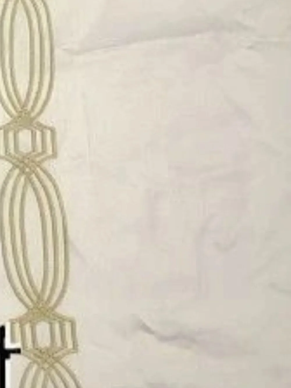 Hotel Collection Portofino White/Soft Gold FULL/QUEEN Duvet & Shams Set